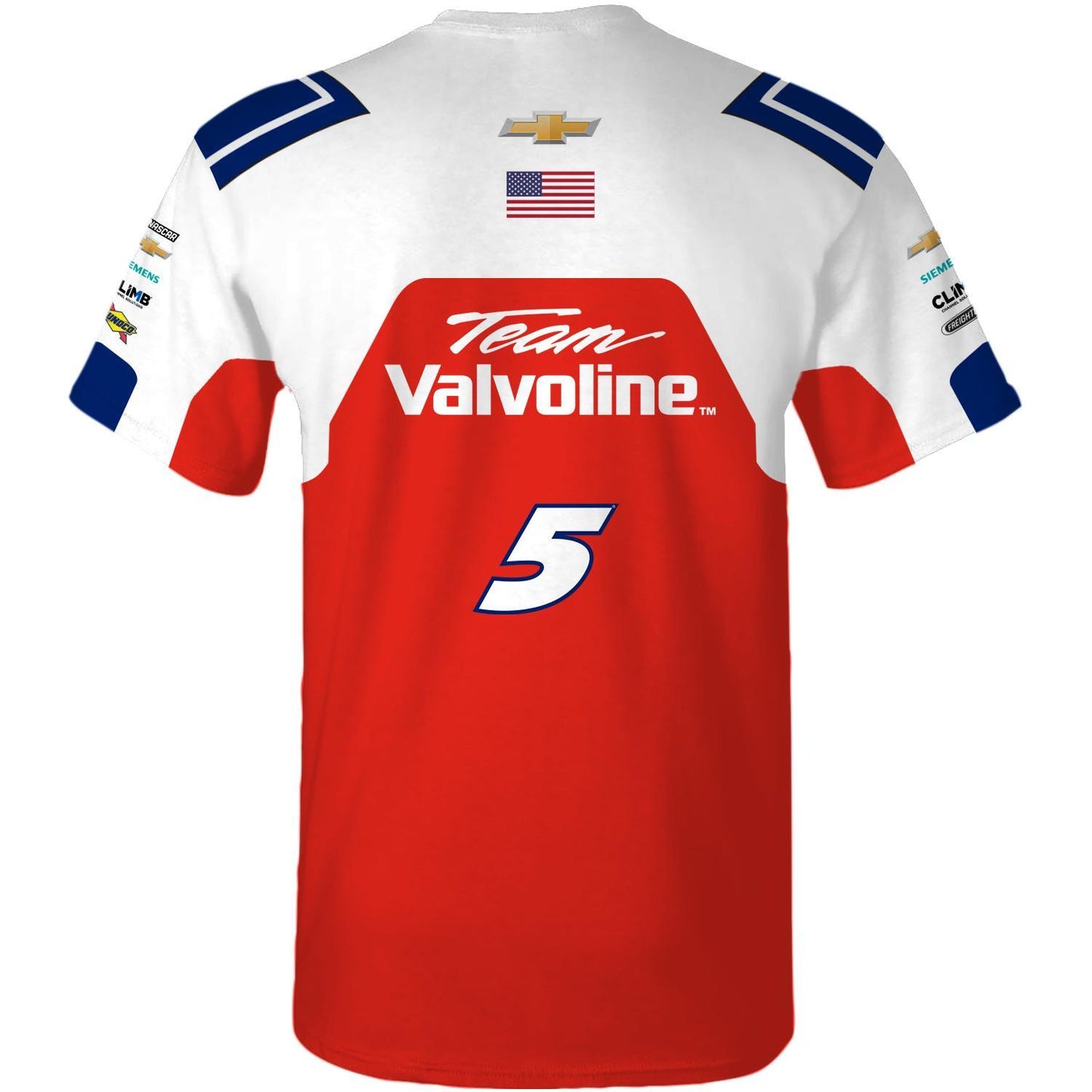 Kyle Larson #5 2025 Valvoline Youth Sublimated Uniform T-shirt