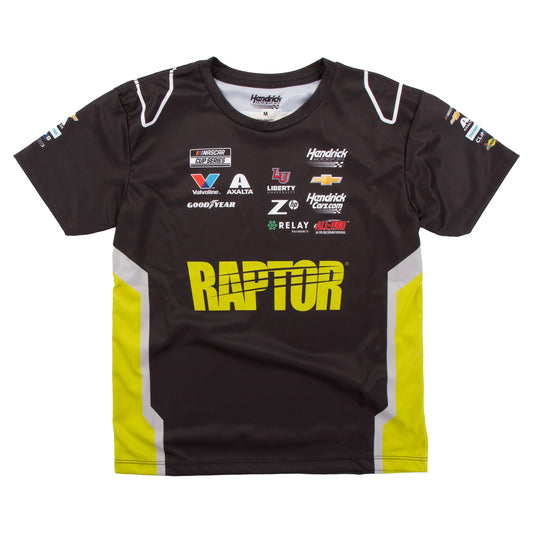 William Byron #24 Raptor Youth Sublimated Uniform T-shirt