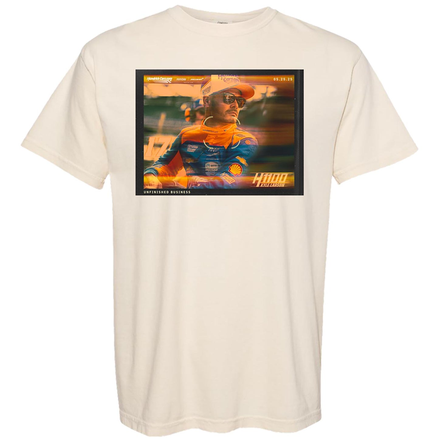 Kyle Larson #17 Hendrick 1100 Arrow McLaren Indycar Team Unfinished Business T-shirt