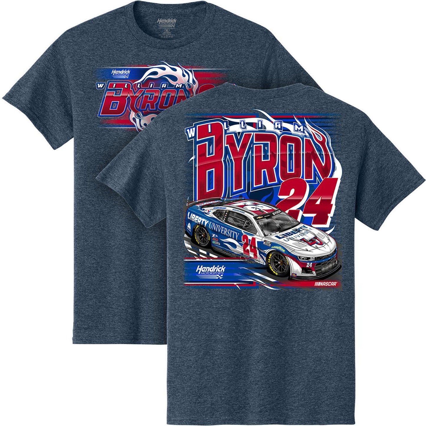 William Byron #24 Liberty University T-shirt