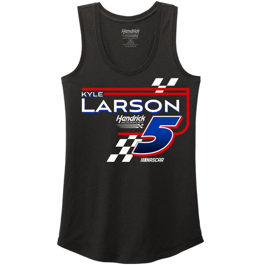 Kyle Larson #5 Black Women's Tank Top