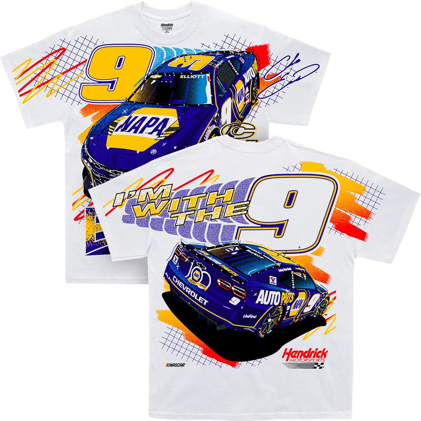 Chase Elliott #9 NAPA Total Print T-shirt