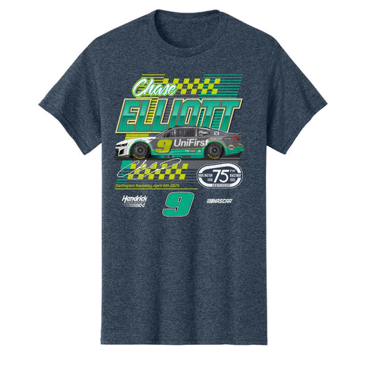 Chase Elliott #9 UniFirst Darlington Throwback T-shirt
