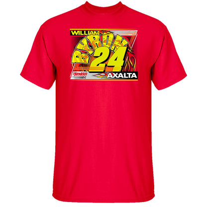 William Byron #24 Axalta Darlington Throwback T-shirt