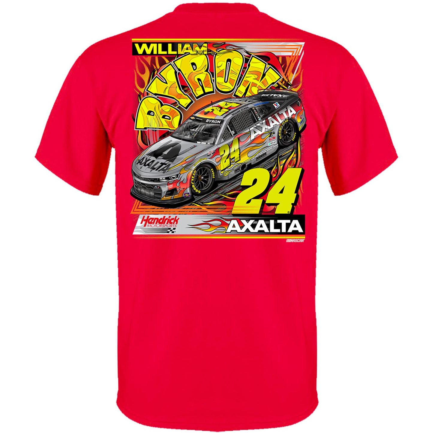 William Byron #24 Axalta Darlington Throwback T-shirt