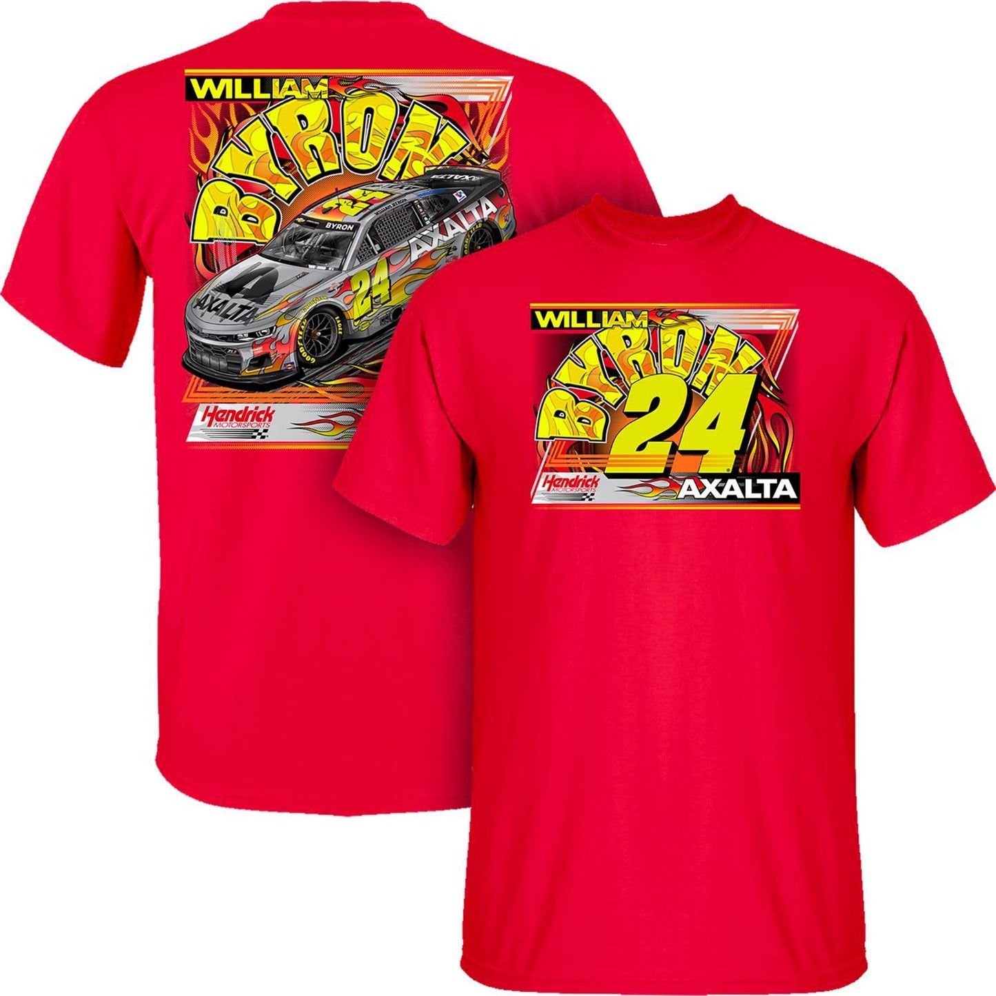 William Byron #24 Axalta Darlington Throwback T-shirt