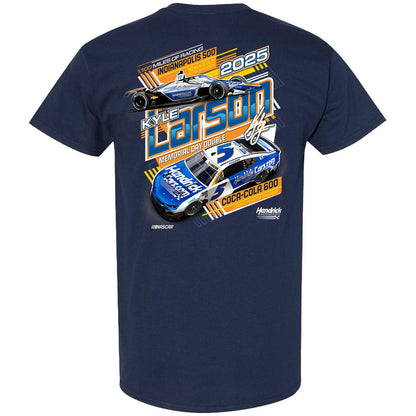Kyle Larson 2025 H1100 Dual Car T-shirt