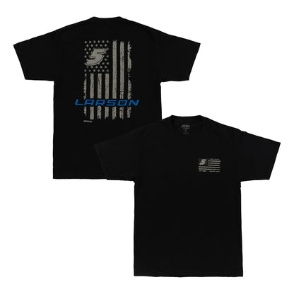 Kyle Larson #5 Patriotic Flag T-shirt
