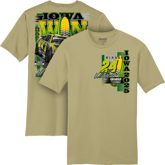 William Byron #24 2025 Iowa RACE WIN T-shirt