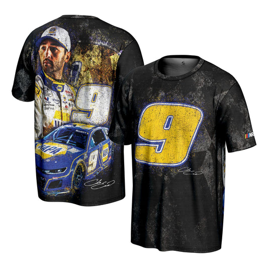 Chase Elliott #9 NAPA Sublimated Black T-shirt