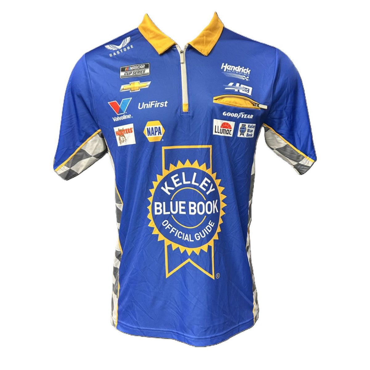 2024 Chase Elliott #9 Kelley Blue Book Castore Track Shirt