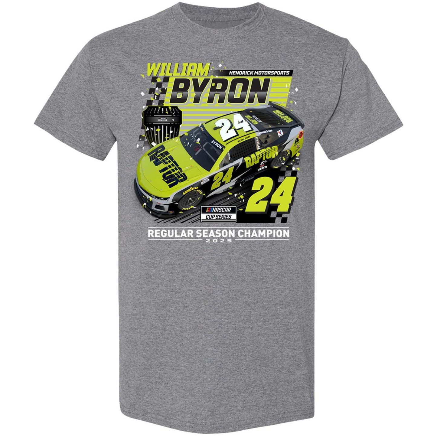 William Byron #24 2025 Regular Season Champ T-shirt