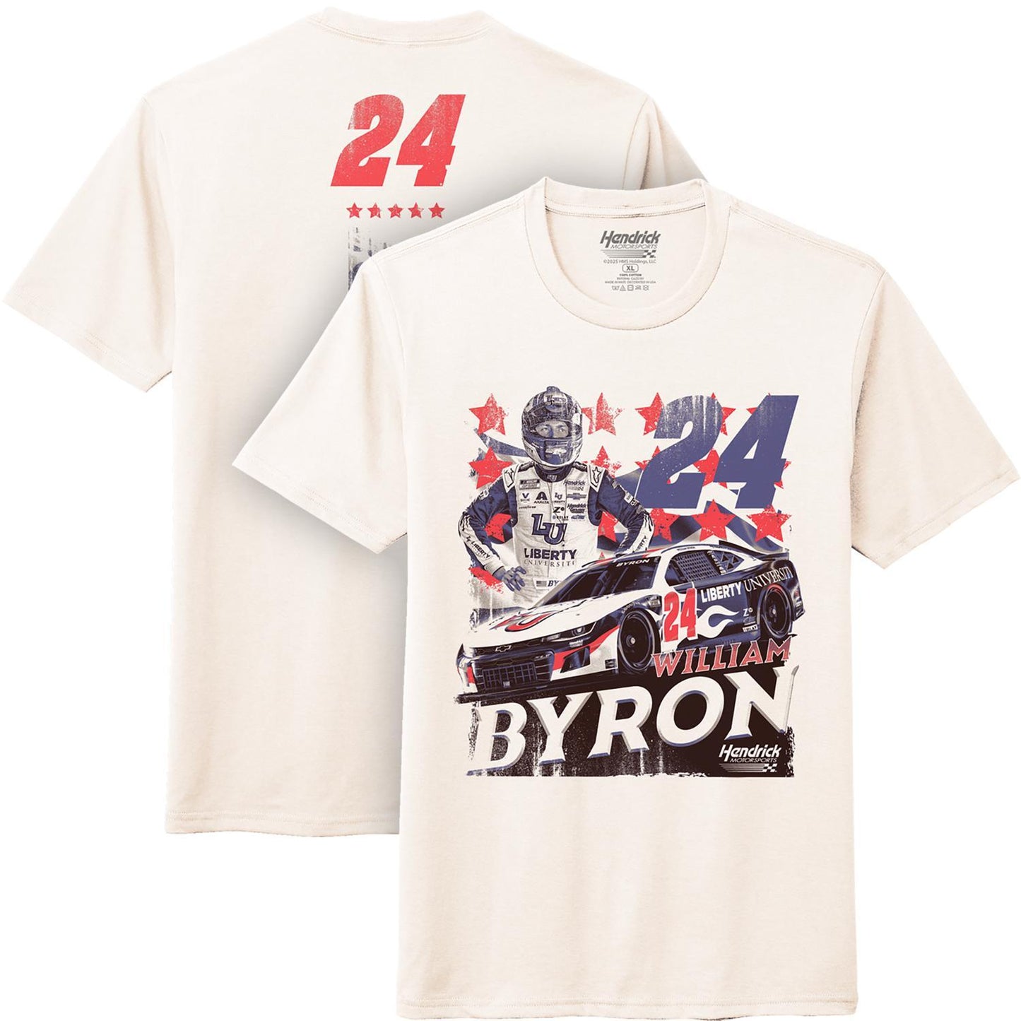 William Byron #24 2025 Liberty University T-shirt
