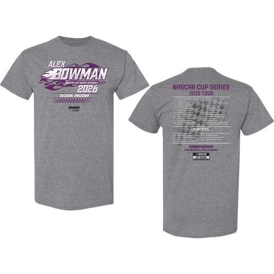 Alex Bowman #48 2026 Schedule T-shirt