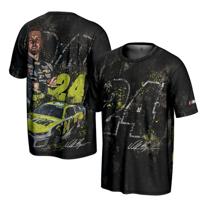 William Byron #24 Asphalt Sublimated T-shirt