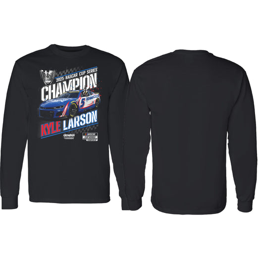 Kyle Larson #5 2025 NASCAR Champion Official Series Champ Long Sleeve T-shirt