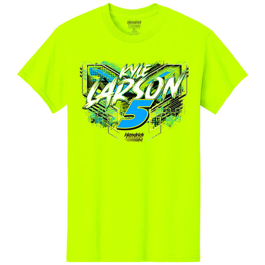 Kyle Larson #5 Xtreme Safety Green T-shirt