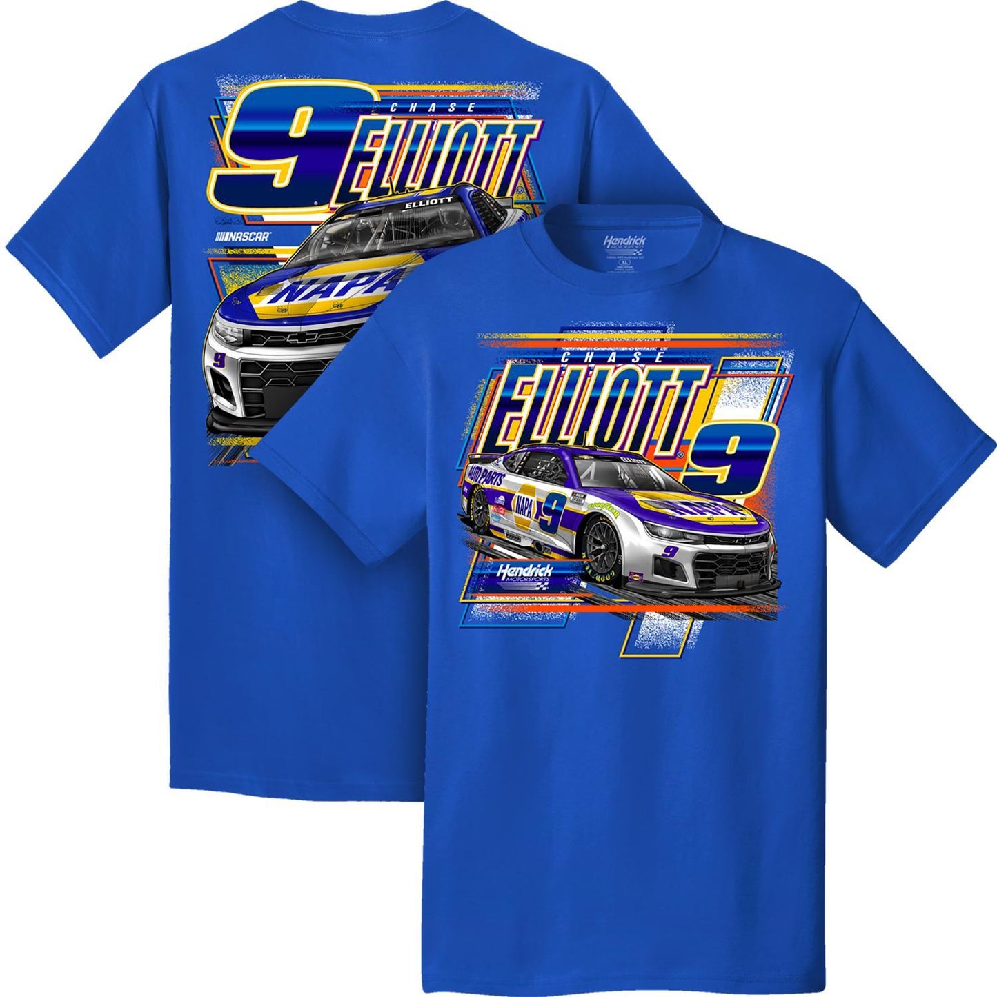Chase Elliott #9 NAPA Fast Royal Blue T-shirt