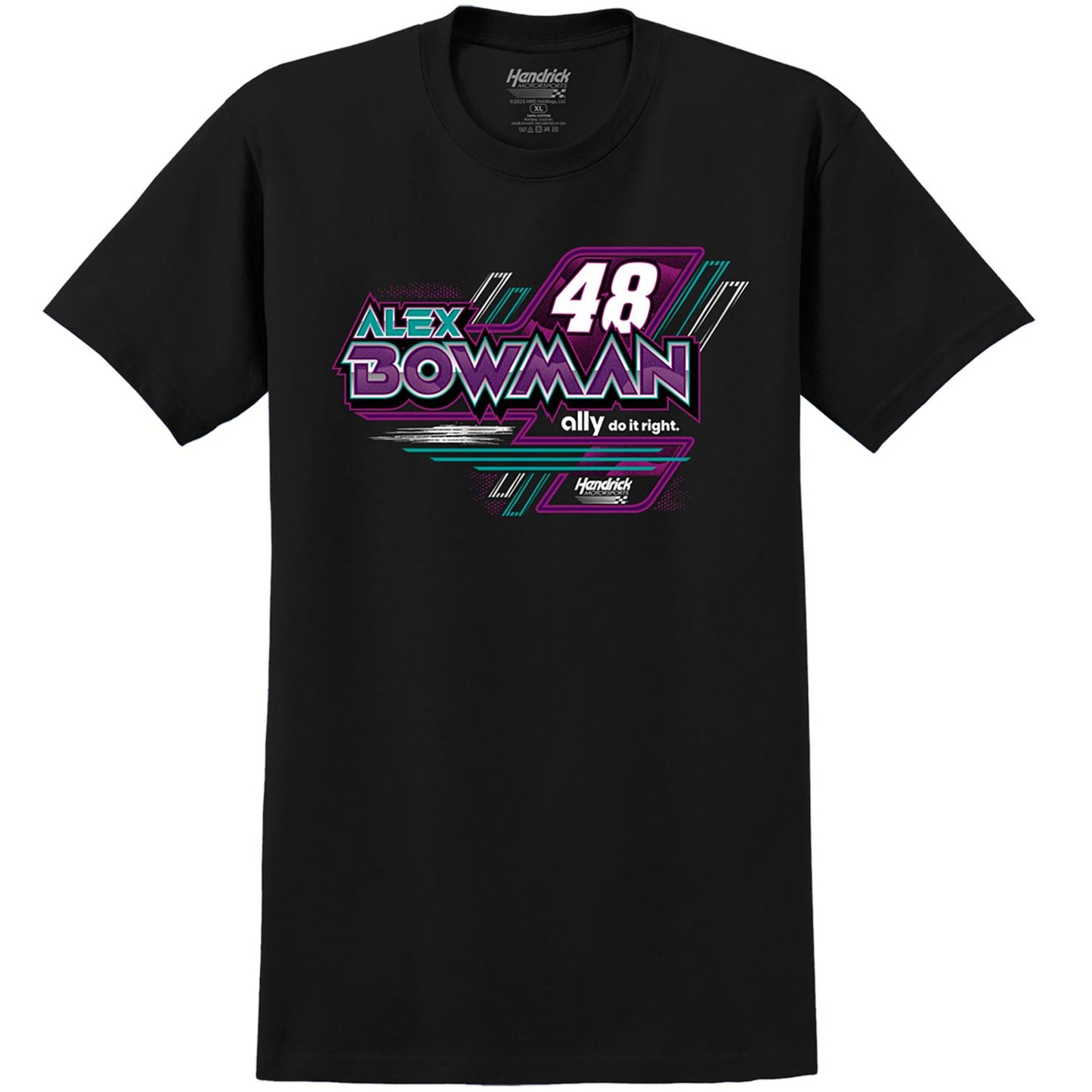 Alex Bowman #48 Ally Bolt T-shirt