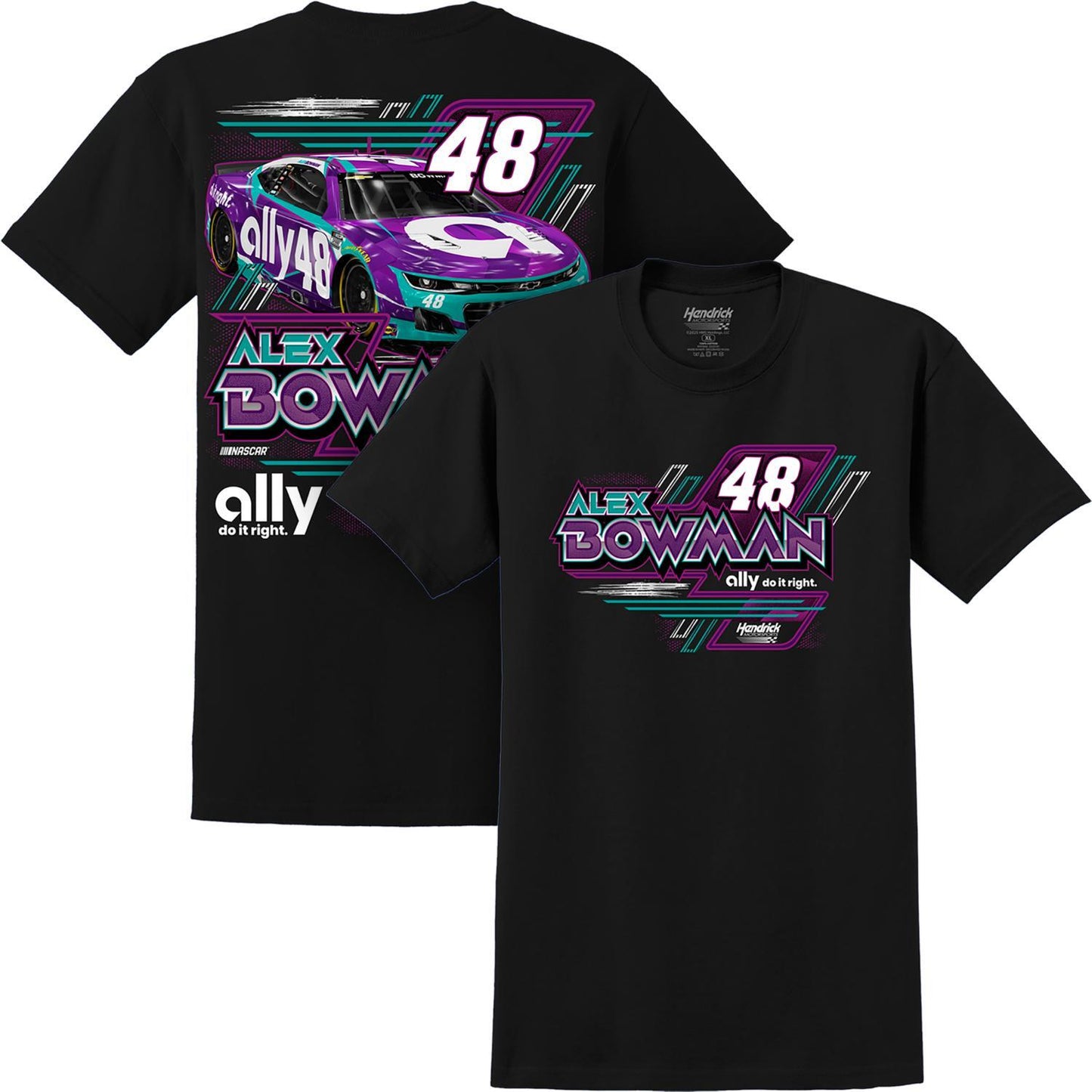 Alex Bowman #48 Ally Bolt T-shirt