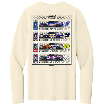 Hendrick Motorsports 2026 4-Car Longsleeve T-shirt