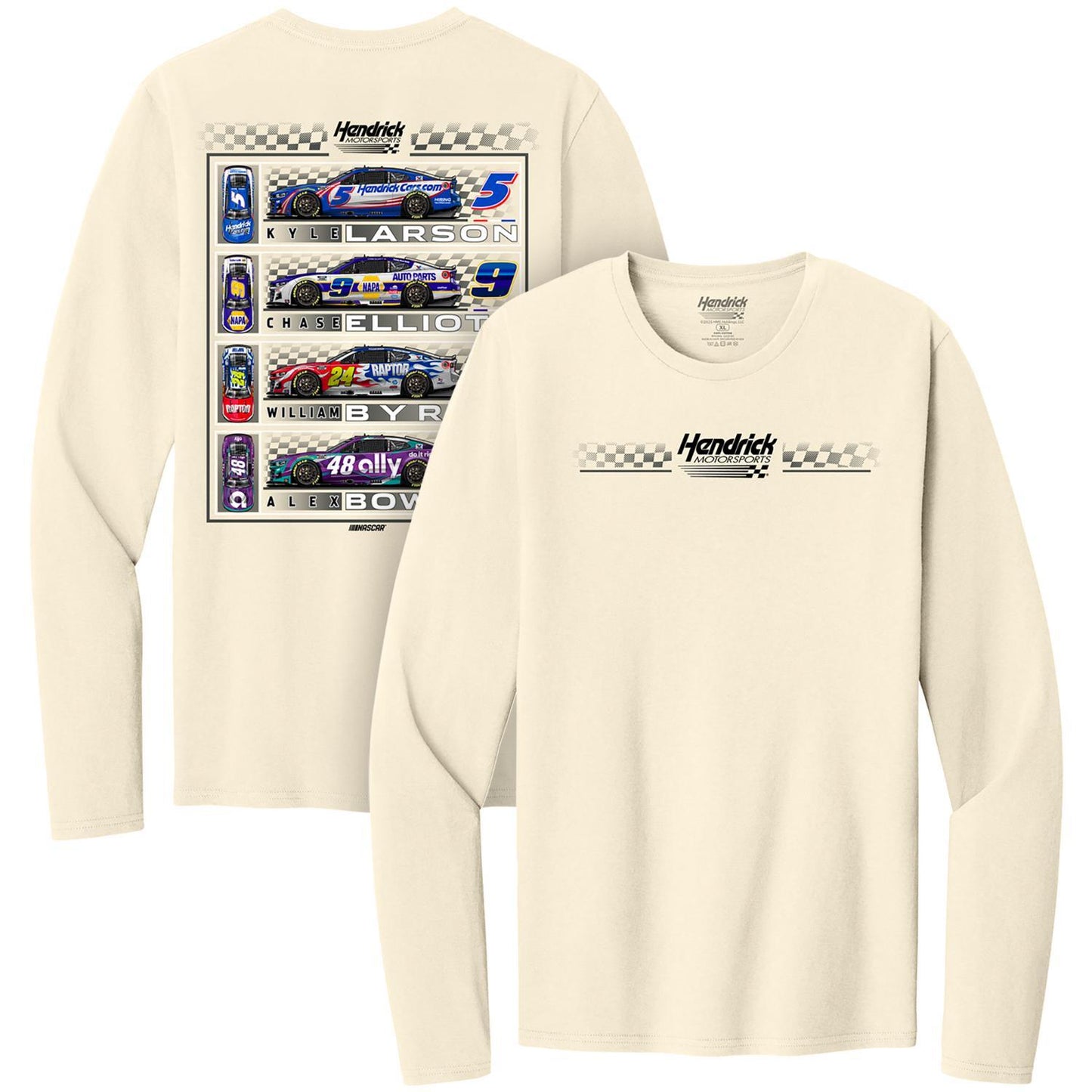 Hendrick Motorsports 2026 4-Car Longsleeve T-shirt