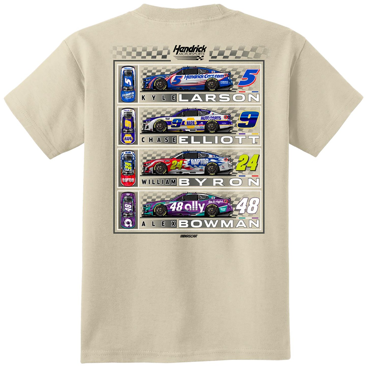 Hendrick Motorsports 2026 4-Car Youth T-shirt