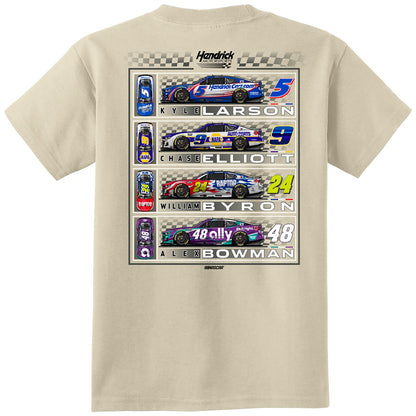 Hendrick Motorsports 2026 4-Car Youth T-shirt