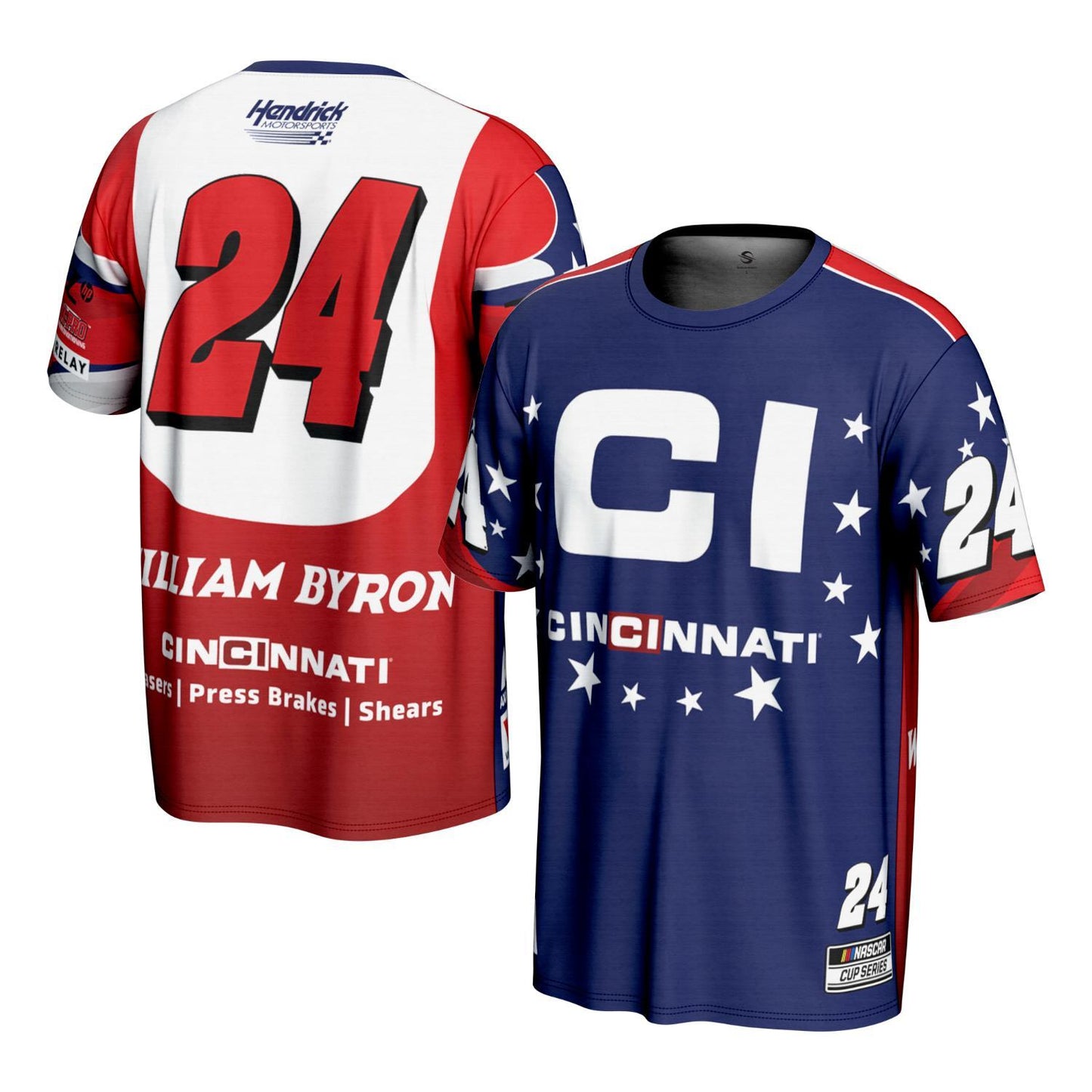 William Byron #24 Cincinnati Sublimated T-shirt