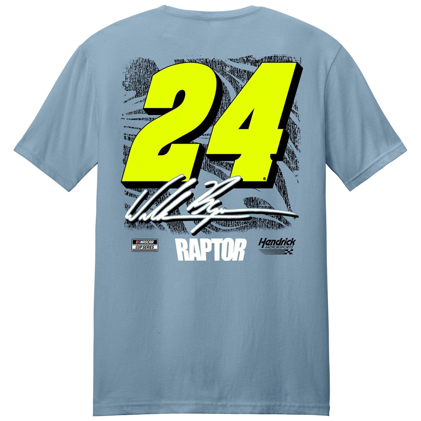 William Byron #24 Raptor Stone Blue Car T-shirt