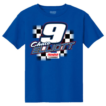 Chase Elliott #9 Youth Multi Sponsor 4-Car T-shirt