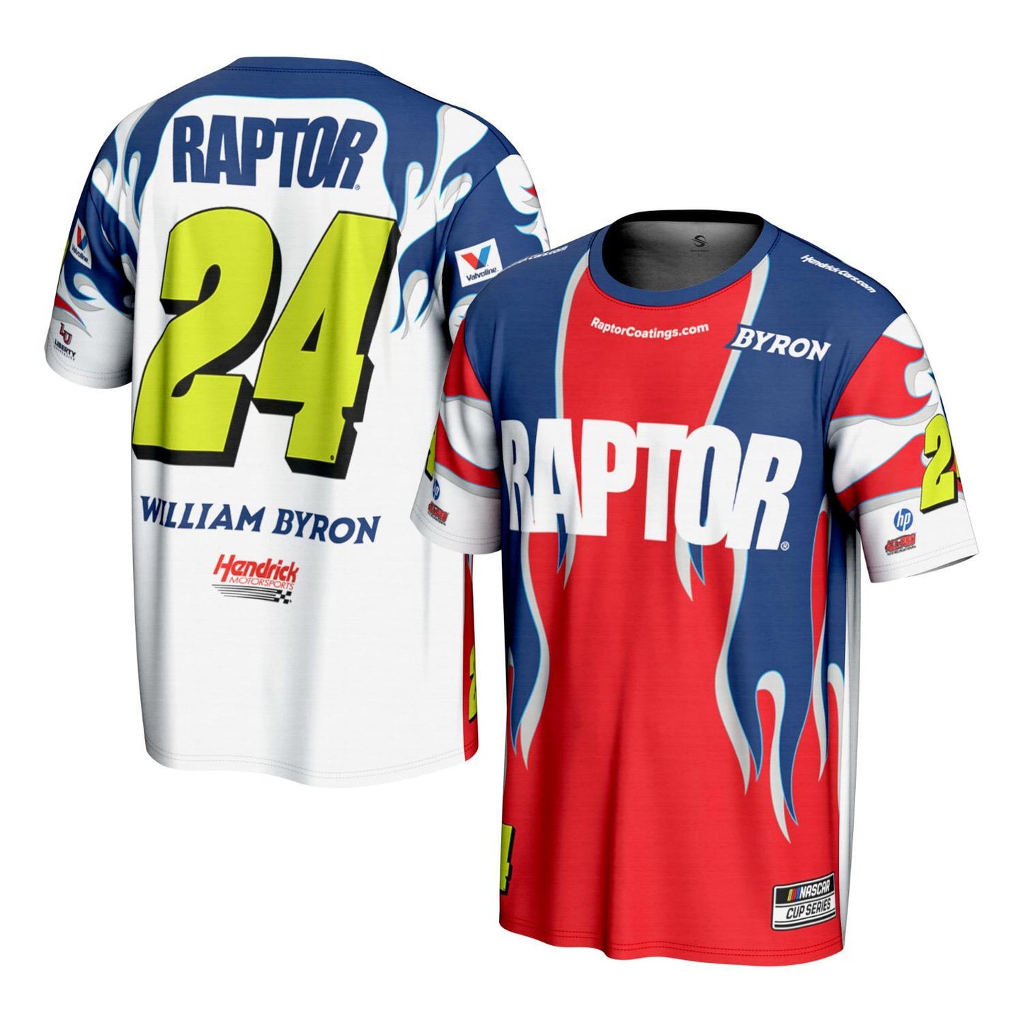 William Byron #24 Raptor Sublimated T-shirt