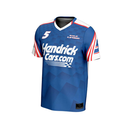 Kyle Larson #5 HendrickCars.com Sublimated V-Neck Jersey
