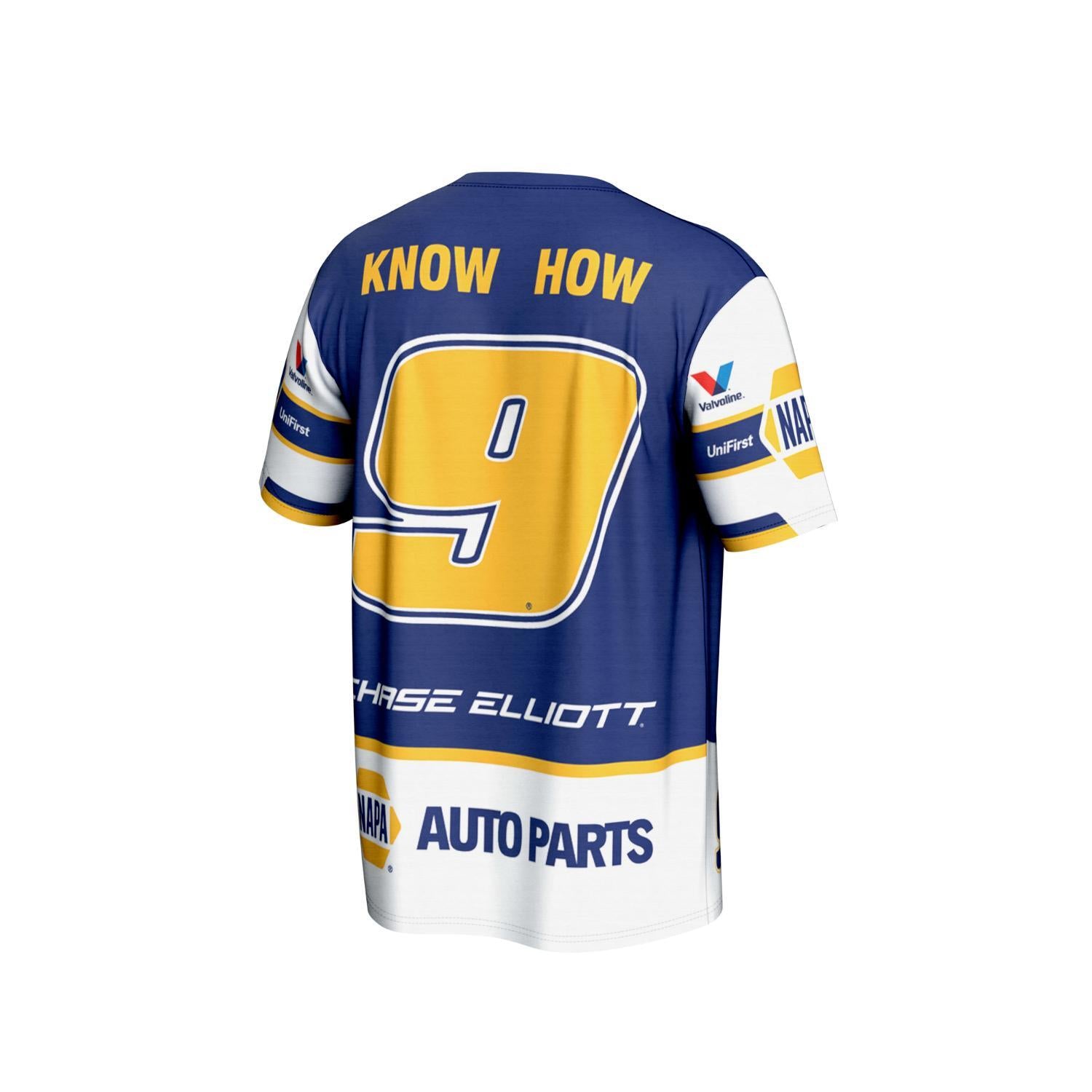 Chase Elliott #9 2026 NAPA Sublimated T-shirt – Hendrick Motorsports