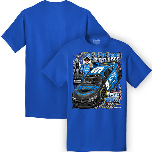 Chase Elliott #9 Amazon Prime 2026 Texas RACE WIN T-shirt