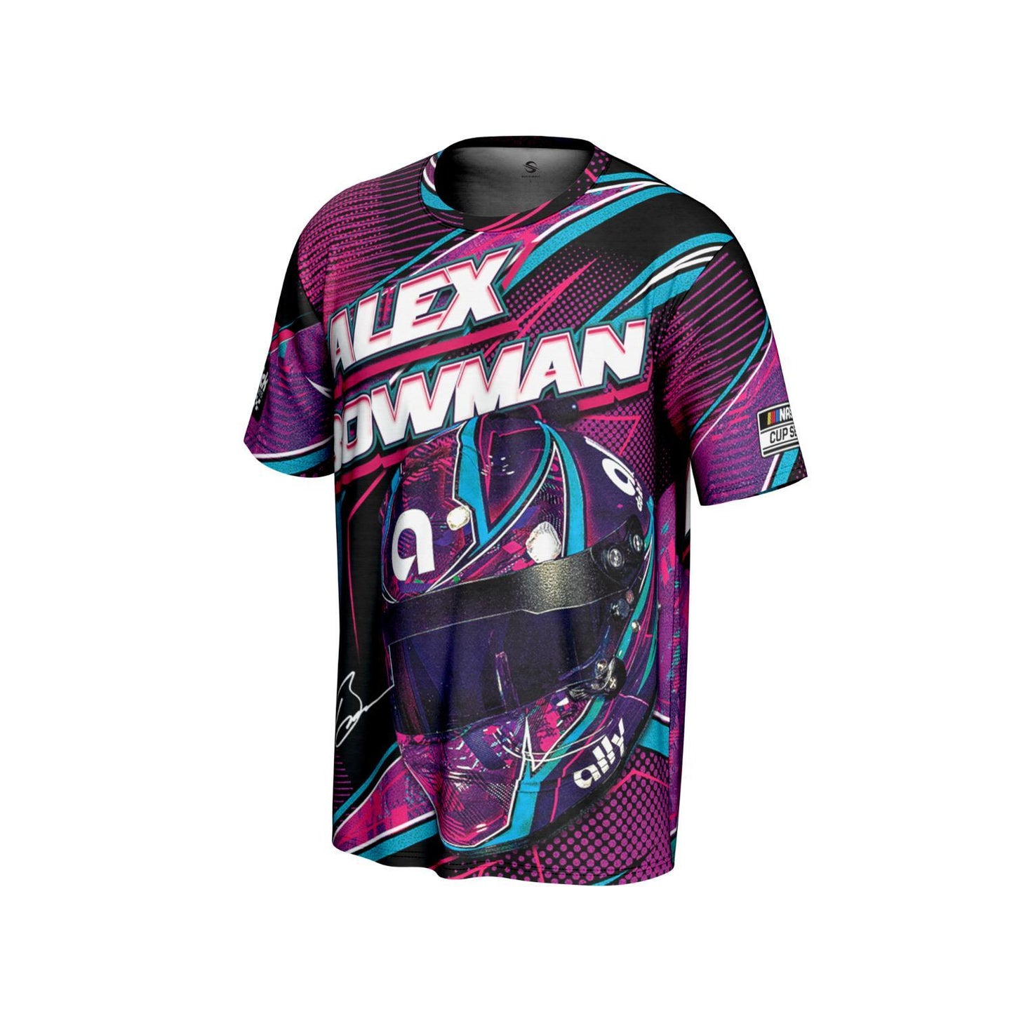 Alex Bowman #48 Ally Helmet Sublimated T-shirt
