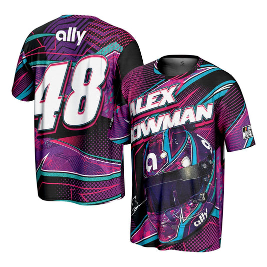 Alex Bowman #48 Ally Helmet Sublimated T-shirt