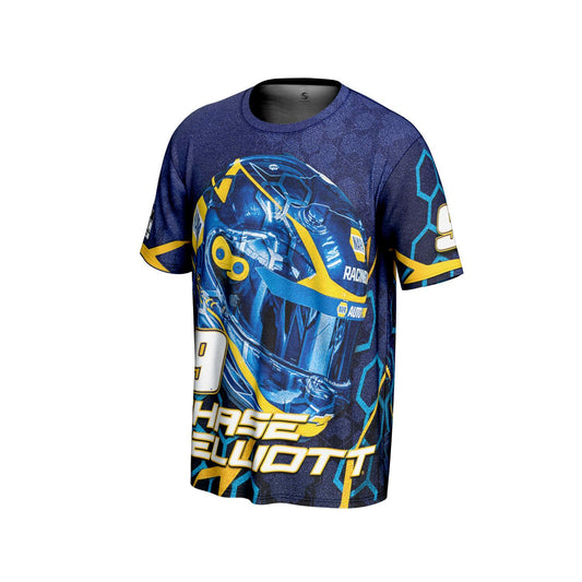Chase Elliott #9 NAPA Helmet Sublimated T-shirt