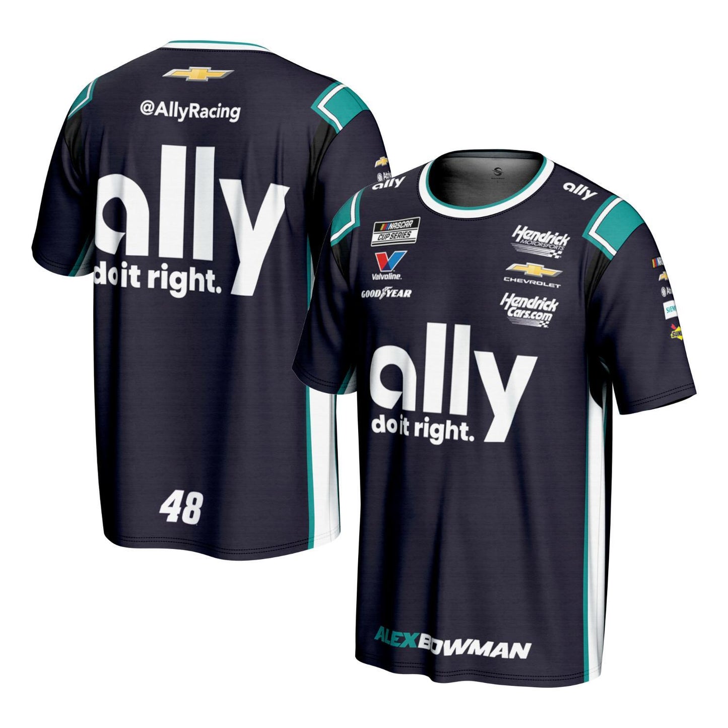 Alex Bowman #48 Ally Firesuit Sublimated T-shirt