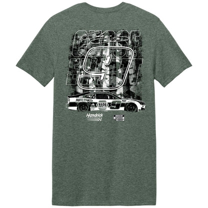 Chase Elliott #9 NAPA Military Green T-shirt