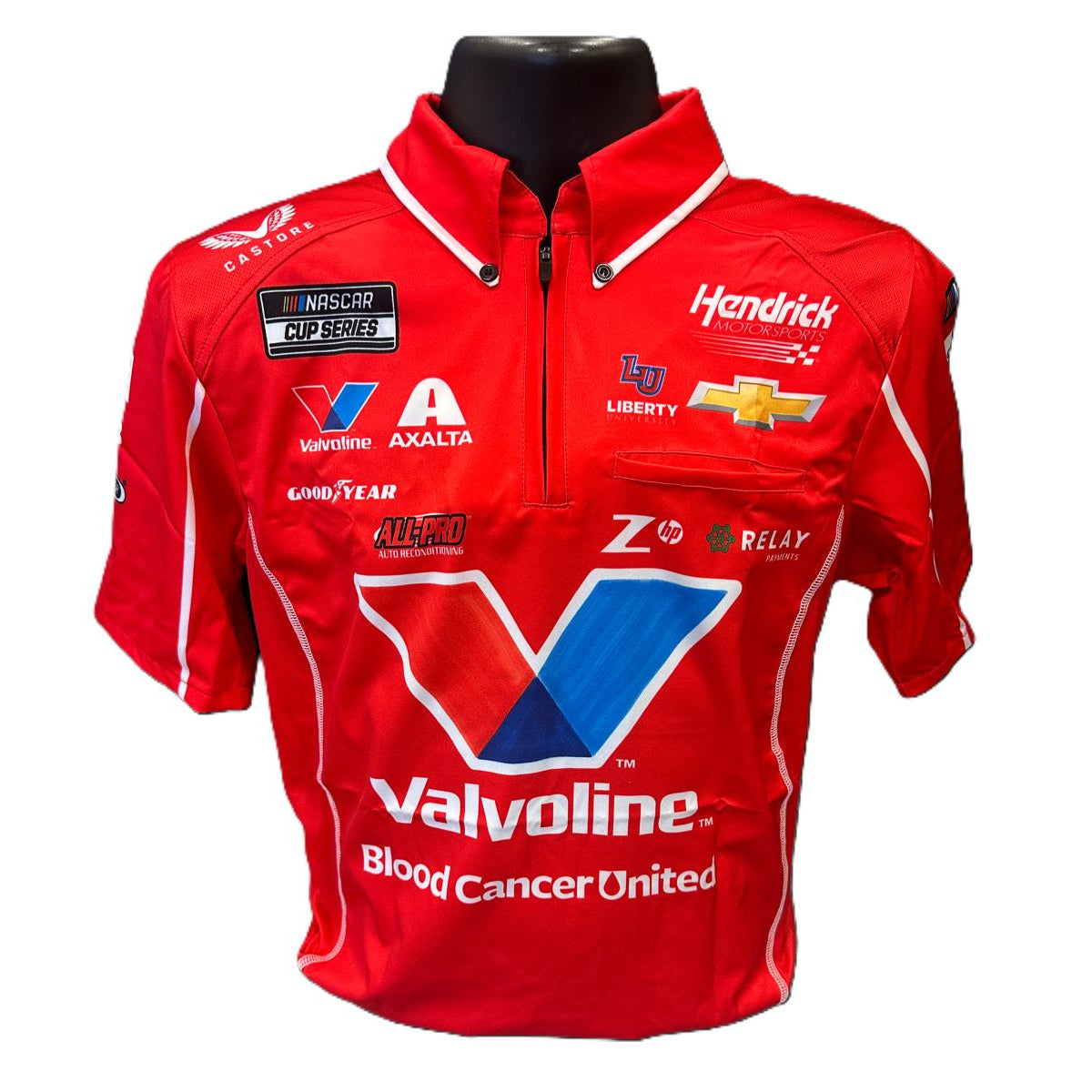 2025 William Byron #24 Valvoline Blood Cancer United Track Shirt