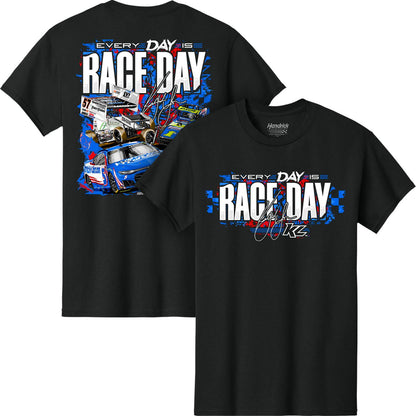 Kyle Larson #5 HendrickCars.com 2026 Every Day Is Race Day Black T-shirt