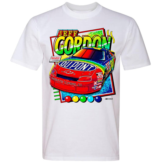 Jeff Gordon #24 Dupont Car White T-shirt