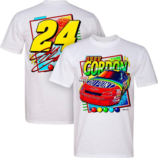 Jeff Gordon #24 Dupont Car White T-shirt