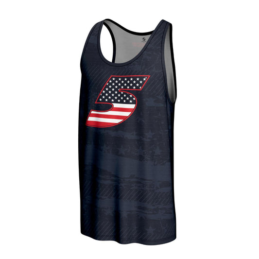 Kyle Larson #5 Patriotic Sublimated Tank