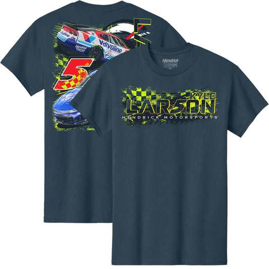 Kyle Larson #5 HendrickCars.com / Valvoline Blue T-shirt