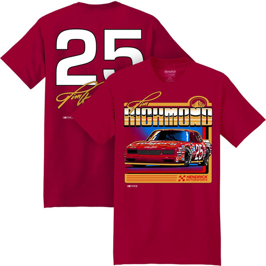 Tim Richmond #25 Folgers Red T-shirt