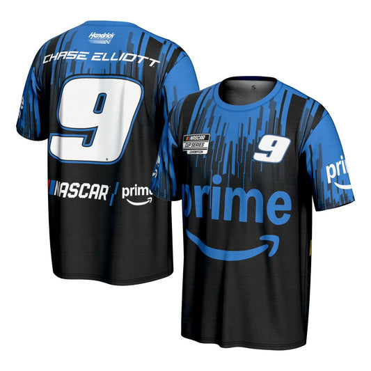 Chase Elliott #9 Amazon Prime Sublimated T-shirt