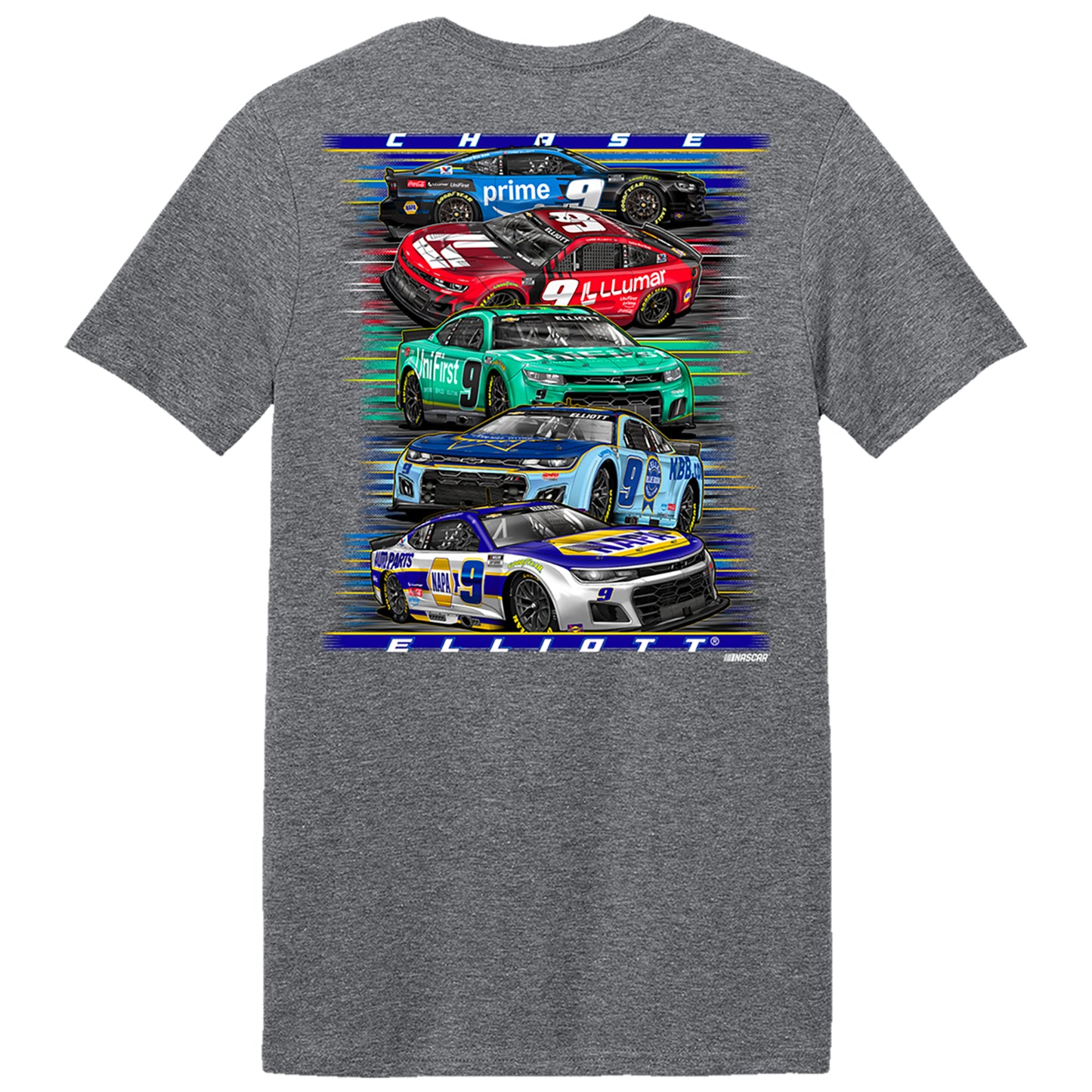 Chase Elliott #9 2026 Multi-Sponsor T-shirt