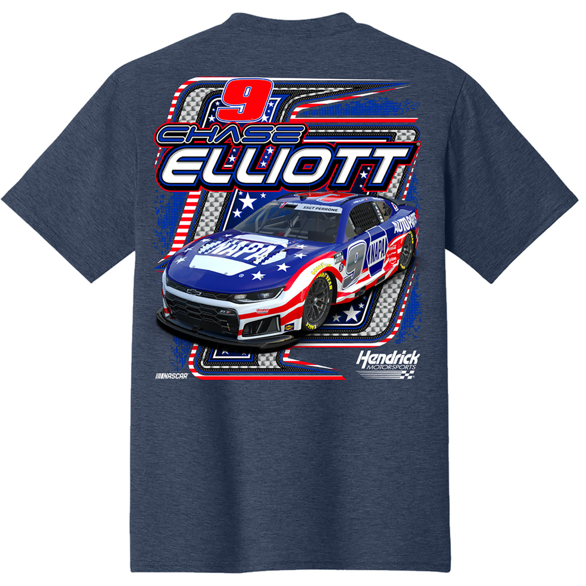 Chase Elliott #9 NAPA Patriotic T-Shirt